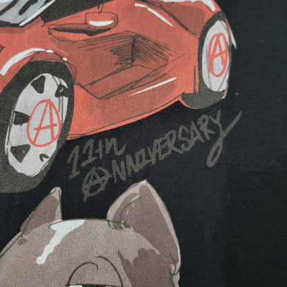 【中古品】【メンズ】 SPYDER スパイダー × INAGAWA JUN イナガワ ジュン SPECIAL COLLABORETION 11TH ANNIVERSARY TEE アニバーサリー Tシャツ トップス 147-260716-kh-25-izu サイズ：L カラー：ブラック 万代Net店