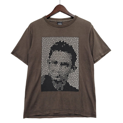 【中古品】【メンズ】 NUMBER (N)INE ナンバーナイン 00’S MOSAIC FACE モザイクフェイス S S TEE ショートスリーブ Tシャツ トップス 半袖 140-260727-ya-10-izu サイズ：2 カラー：ブラウン 万代Net店