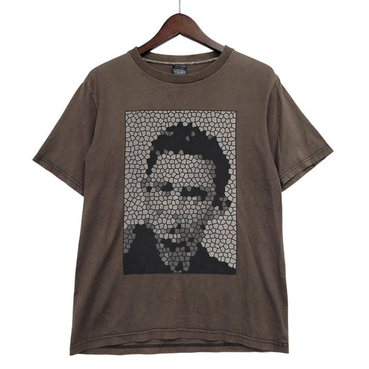 【中古品】【メンズ】 NUMBER (N)INE ナンバーナイン 00’S MOSAIC FACE モザイクフェイス S S TEE ショートスリーブ Tシャツ トップス 半袖 140-260727-ya-10-izu サイズ：2 カラー：ブラウン 万代Net店