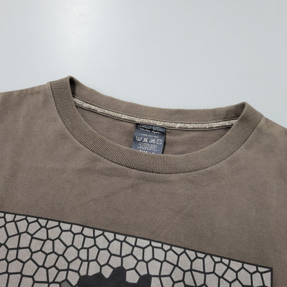【中古品】【メンズ】 NUMBER (N)INE ナンバーナイン 00’S MOSAIC FACE モザイクフェイス S S TEE ショートスリーブ Tシャツ トップス 半袖 140-260727-ya-10-izu サイズ：2 カラー：ブラウン 万代Net店