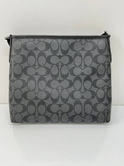 【中古品】【レディース】 COACH コーチ SIG ZIP FILE XBODY F29210 シグネチャー ジップファイル クロスボディ カバン ショルダーバッグ 180-260815-kk-14-hon カラー：グレー 万代Net店