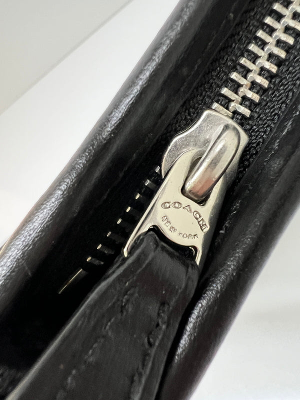 【中古品】【レディース】 COACH コーチ SIG ZIP FILE XBODY F29210 シグネチャー ジップファイル クロスボディ カバン ショルダーバッグ 180-260815-kk-14-hon カラー：グレー 万代Net店