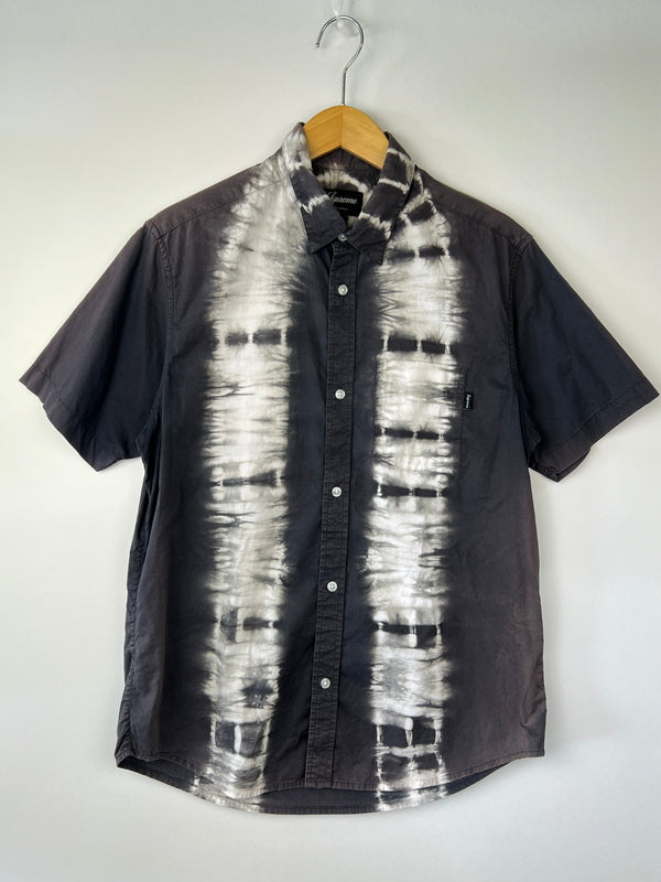 【現状渡し品】【メンズ】 Supreme シュプリーム 12SS TIE DYE SHIRT タイダイシャツ 半袖 トップス 149-260801-kk-23-hon サイズ：M カラー：BLACK 万代Net店