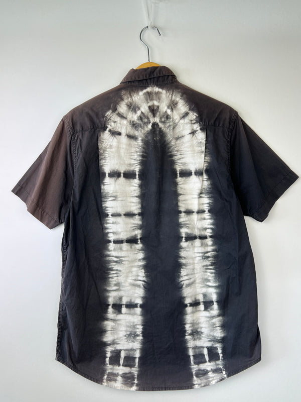 【現状渡し品】【メンズ】 Supreme シュプリーム 12SS TIE DYE SHIRT タイダイシャツ 半袖 トップス 149-260801-kk-23-hon サイズ：M カラー：BLACK 万代Net店