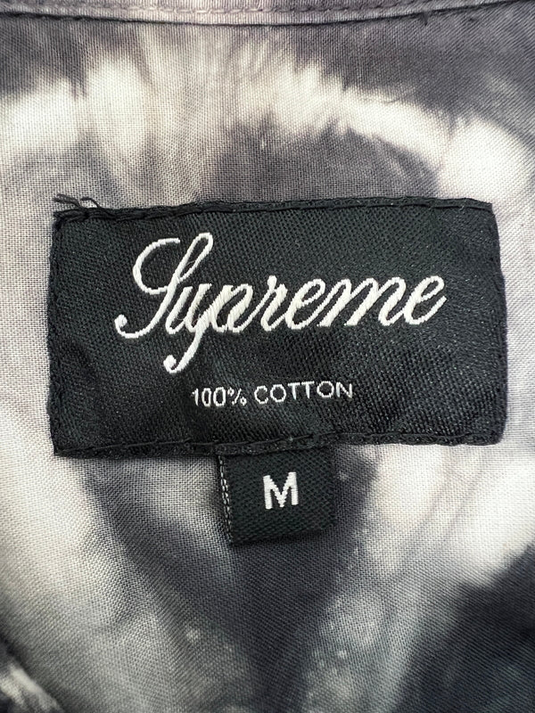 【現状渡し品】【メンズ】 Supreme シュプリーム 12SS TIE DYE SHIRT タイダイシャツ 半袖 トップス 149-260801-kk-23-hon サイズ：M カラー：BLACK 万代Net店