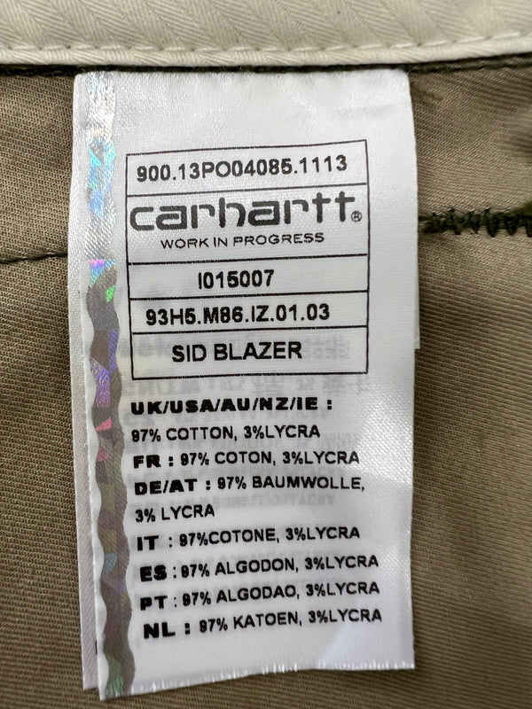 【中古品】【メンズ】 Carhartt WIP カーハートダブリューアイピー Sid Blazer Camo Mitchell 1015007 シドブレザーカモミッチェル アウター 147-260809-SH-06-hon サイズ：M カラー：ブルーカモフラージュ 万代Net店