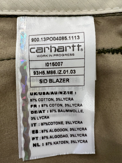 【中古品】【メンズ】 Carhartt WIP カーハートダブリューアイピー Sid Blazer Camo Mitchell 1015007 シドブレザーカモミッチェル アウター 147-260809-SH-06-hon サイズ：M カラー：ブルーカモフラージュ 万代Net店