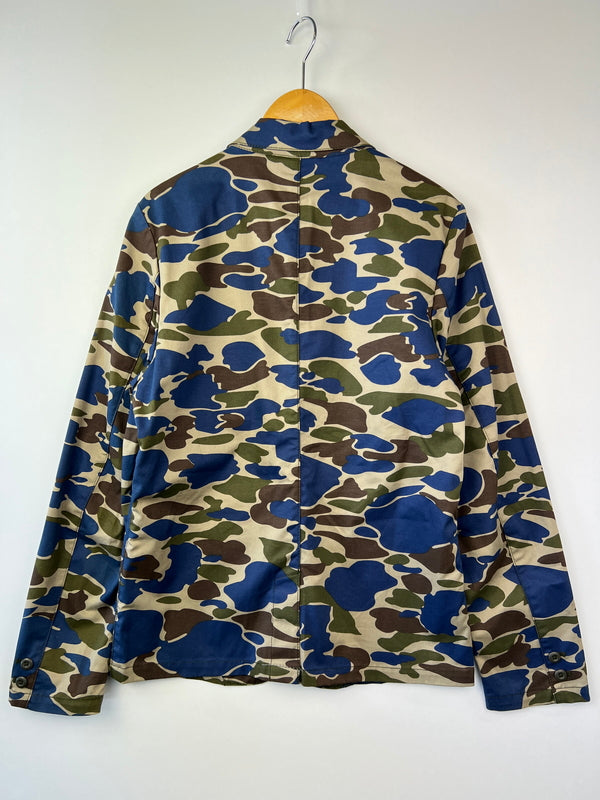 【中古品】【メンズ】 Carhartt WIP カーハートダブリューアイピー Sid Blazer Camo Mitchell 1015007 シドブレザーカモミッチェル アウター 147-260809-SH-06-hon サイズ：M カラー：ブルーカモフラージュ 万代Net店