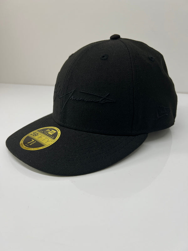 【中古美品】【メンズ】 YOHJI YAMAMOTO POUR HOMME ヨウジヤマモトプールオム × NEW ERA ニューエラ BASEBALL CAP HZ-Ｈ92-976 RP5950 YY REARLOGO HM 140-260704-kk-05-hon サイズ：7 3/8 カラー：BLACK 万代Net店