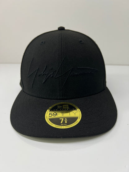 【中古美品】【メンズ】 YOHJI YAMAMOTO POUR HOMME ヨウジヤマモトプールオム × NEW ERA ニューエラ BASEBALL CAP HZ-Ｈ92-976 RP5950 YY REARLOGO HM 140-260704-kk-05-hon サイズ：7 3/8 カラー：BLACK 万代Net店