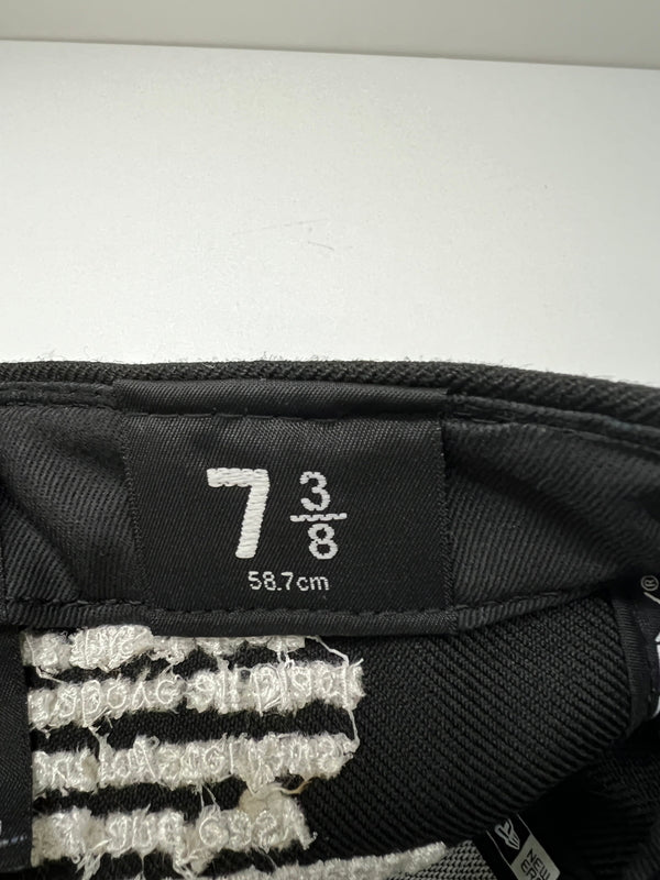 【中古美品】【メンズ】 YOHJI YAMAMOTO POUR HOMME ヨウジヤマモトプールオム × NEW ERA ニューエラ BASEBALL CAP HZ-Ｈ92-976 RP5950 YY REARLOGO HM 140-260704-kk-05-hon サイズ：7 3/8 カラー：BLACK 万代Net店