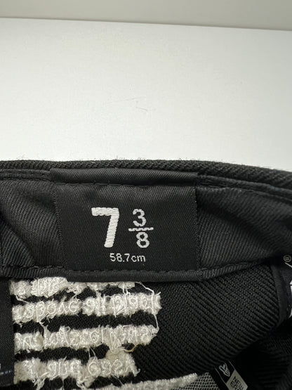 【中古美品】【メンズ】 YOHJI YAMAMOTO POUR HOMME ヨウジヤマモトプールオム × NEW ERA ニューエラ BASEBALL CAP HZ-Ｈ92-976 RP5950 YY REARLOGO HM 140-260704-kk-05-hon サイズ：7 3/8 カラー：BLACK 万代Net店