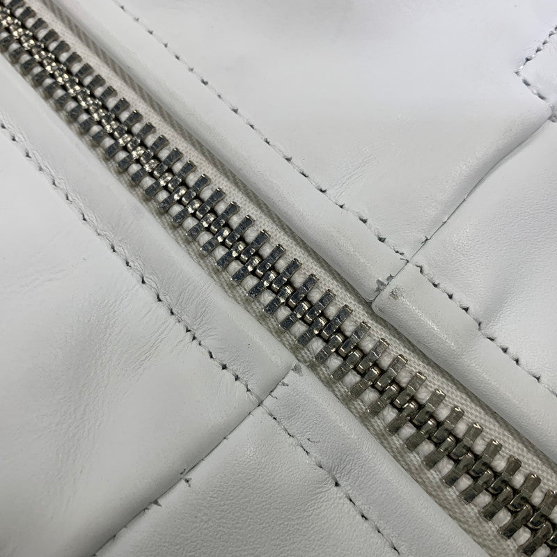 【中古品】【メンズ】 SCHOTT ショット × RON HERMAN ロンハーマン 7469 LEATHER MA-1 レザー ジャケット アウター 141-260904-kh-06-izu サイズ：S カラー：ホワイト 万代Net店