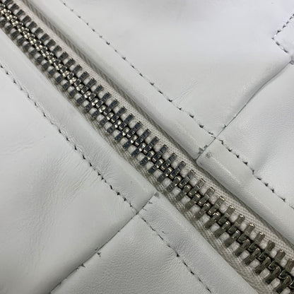 【中古品】【メンズ】 SCHOTT ショット × RON HERMAN ロンハーマン 7469 LEATHER MA-1 レザー ジャケット アウター 141-260904-kh-06-izu サイズ：S カラー：ホワイト 万代Net店