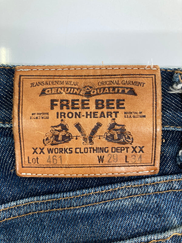 【現状渡し品】【メンズ】 IRON HEART アイアンハート 21OZ HEAVY DENIM PANTS 461 21オンス ヘビー デニム パンツ ボトムス 158-260917-YS-15-hon サイズ：W29 カラー：インディゴ 万代Net店