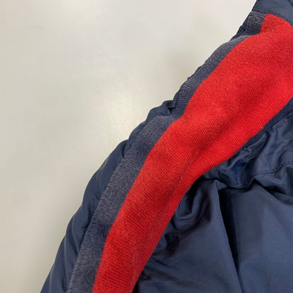 【中古品】【メンズ】 TOMMY JEANS トミージーンズ 4500324935 TECHNICAL FIBERS HOODED DOWN JACKET テクニカル ファイバーズ フーデッド ダウン ジャケット アウター 147-260910-cs-10-izu サイズ：M カラー：ネイビー 万代Net店