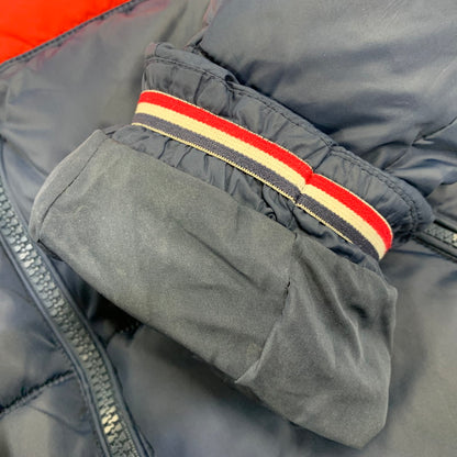 【中古品】【メンズ】 TOMMY JEANS トミージーンズ 4500324935 TECHNICAL FIBERS HOODED DOWN JACKET テクニカル ファイバーズ フーデッド ダウン ジャケット アウター 147-260910-cs-10-izu サイズ：M カラー：ネイビー 万代Net店