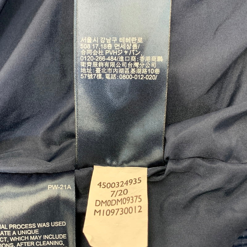 【中古品】【メンズ】 TOMMY JEANS トミージーンズ 4500324935 TECHNICAL FIBERS HOODED DOWN JACKET テクニカル ファイバーズ フーデッド ダウン ジャケット アウター 147-260910-cs-10-izu サイズ：M カラー：ネイビー 万代Net店