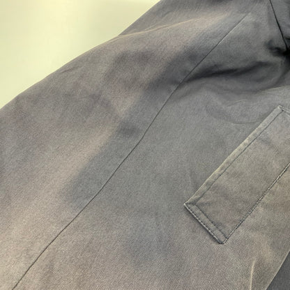【現状渡し品】【メンズ】 BURBERRY LONDON バーバリー ロンドン RIB COLLAR MEDIUM COAT リブカラー ミディアム コート アウター 146-260726-kh-19-izu サイズ：52 カラー：ネイビー 万代Net店