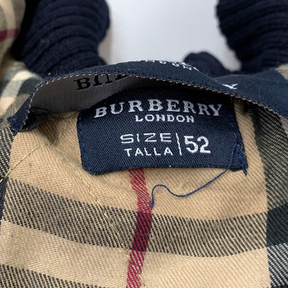 【現状渡し品】【メンズ】 BURBERRY LONDON バーバリー ロンドン RIB COLLAR MEDIUM COAT リブカラー ミディアム コート アウター 146-260726-kh-19-izu サイズ：52 カラー：ネイビー 万代Net店