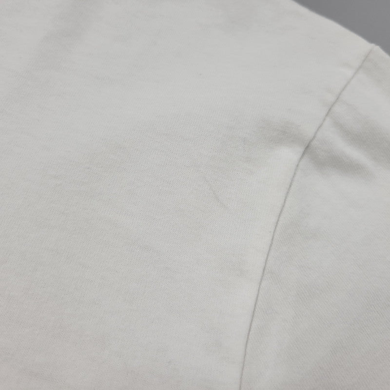 【中古品】【メンズ】 OFF-WHITE オフホワイト　LOGO S S TEE ロゴ Tシャツ 半袖 トップス 142-260726-yn-03-izu サイズ：L カラー：ホワイト 万代Net店