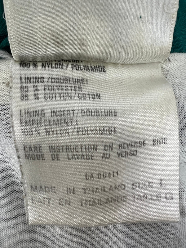 【中古品】【メンズ】 adidas アディダス 90's NYLON JACKET VINTAGE 90年代 ナイロンジャケット ライトアウター 銀タグ ヴィンテージ 148-260803-kk-14-hon サイズ：L カラー：ブルー/グリーン 万代Net店