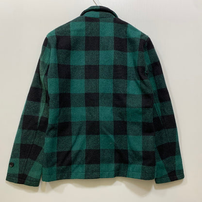 【中古品】【メンズ】 JACKROSE ジャックローズ BUFFALO CHECK JACKET 210609J バッファローチェックジャケット 145-260818-as-26-izu サイズ：3 カラー：グリーン×ブラック 万代Net店