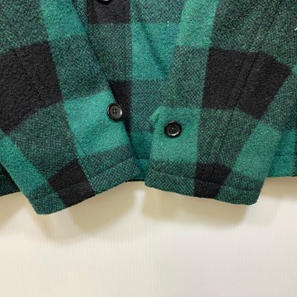 【中古品】【メンズ】 JACKROSE ジャックローズ BUFFALO CHECK JACKET 210609J バッファローチェックジャケット 145-260818-as-26-izu サイズ：3 カラー：グリーン×ブラック 万代Net店