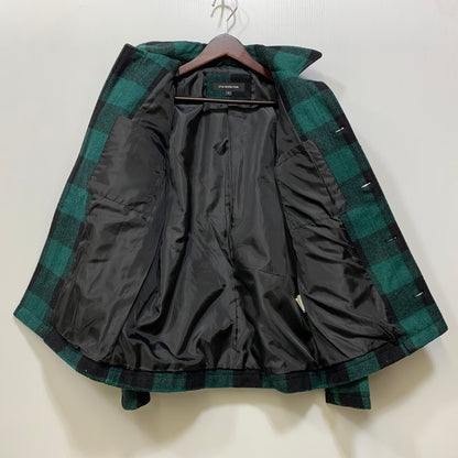 【中古品】【メンズ】 JACKROSE ジャックローズ BUFFALO CHECK JACKET 210609J バッファローチェックジャケット 145-260818-as-26-izu サイズ：3 カラー：グリーン×ブラック 万代Net店