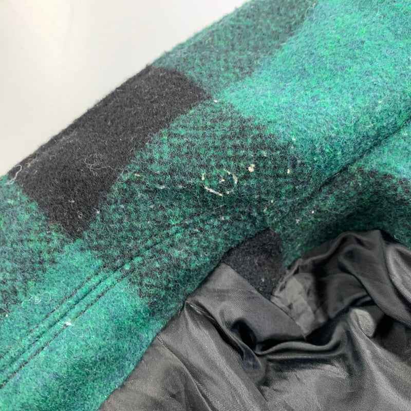 【中古品】【メンズ】 JACKROSE ジャックローズ BUFFALO CHECK JACKET 210609J バッファローチェックジャケット 145-260818-as-26-izu サイズ：3 カラー：グリーン×ブラック 万代Net店