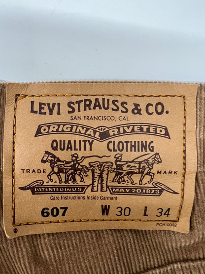 【中古品】【メンズ】 Levi's リーバイス 607 607-40 607 コーデュロイパンツ ボトムス 158-260809-SH-20-hon サイズ：30 カラー：ブラウン 万代Net店