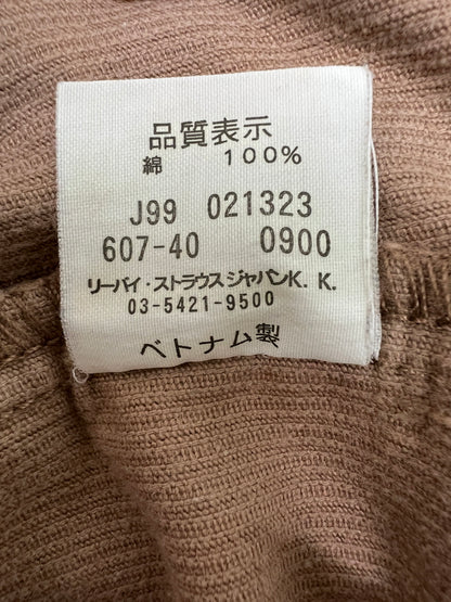 【中古品】【メンズ】 Levi's リーバイス 607 607-40 607 コーデュロイパンツ ボトムス 158-260809-SH-20-hon サイズ：30 カラー：ブラウン 万代Net店