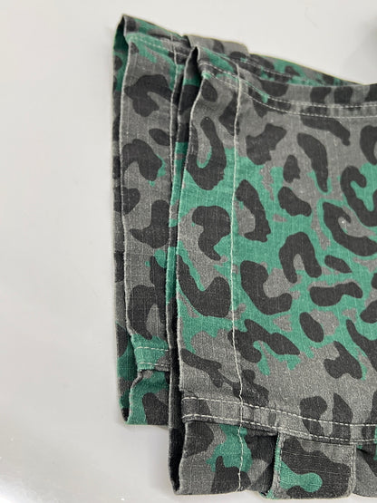 【中古品】【メンズ】 XLARGE エクストララージ EASY CUSTOM CARGO PANTS 101234031013 レオパード イージー カスタム カーゴ パンツ ボトムス 153-260808-SH-13-hon サイズ：S カラー：グリーン/グレー 万代Net店