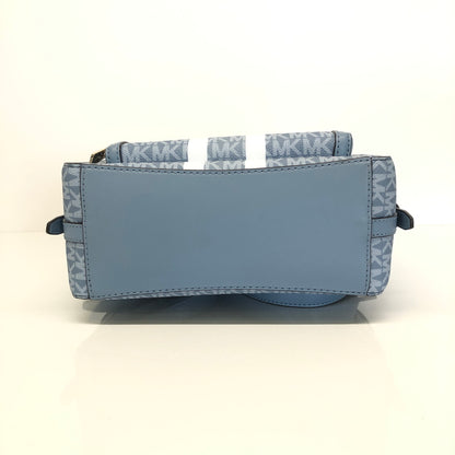 【中古美品】【レディース】 MICHAEL KORS マイケルコース JAYCEE MEDIUM ZIP POCKET BACKPACK 35S2G8TB2V ジェイシー ミディアム ジップポケット バックパック リュック カバン 188-260808-kk-09-hon カラー：ライトブルー 万代Net店