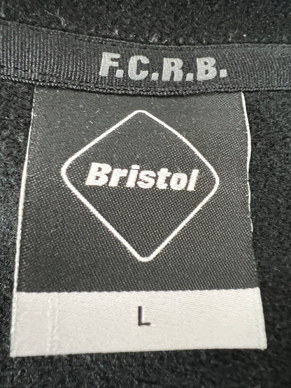 【中古品】【メンズ】 F.C.R.B. エフシーアールビー 18AW POLARTEC FLEECE ZIP UP GAITER HOODY FCRB-189036 ポーラーテック フリース ジップアップ ゲイターフーディー ライトアウター ジャケット 142-260628-kk-10-hon サイズ：L カラー：ブラック 万代Net店