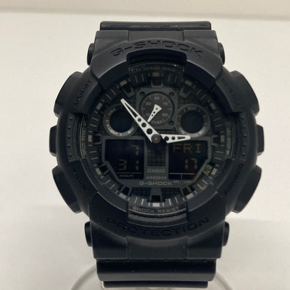 【中古品】【メンズ】 CASIO カシオ G-SHOCK ANALOG-DIGITAL GA-100 SERIES GA-100-1A1JF ジーショック アナデジ クォーツ 腕時計 197-260804-kk-08-hon カラー：ブラック 万代Net店