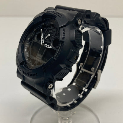 【中古品】【メンズ】 CASIO カシオ G-SHOCK ANALOG-DIGITAL GA-100 SERIES GA-100-1A1JF ジーショック アナデジ クォーツ 腕時計 197-260804-kk-08-hon カラー：ブラック 万代Net店