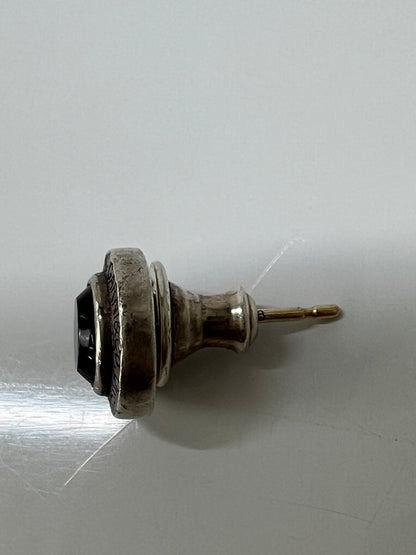 【中古品】【メンズ】 GARNI ガルニ ROUND STONE PIERCE GP22043 ラウンドストーン ピアス アクセサリー 193-260801-kk-29-hon カラー：SILVER 万代Net店