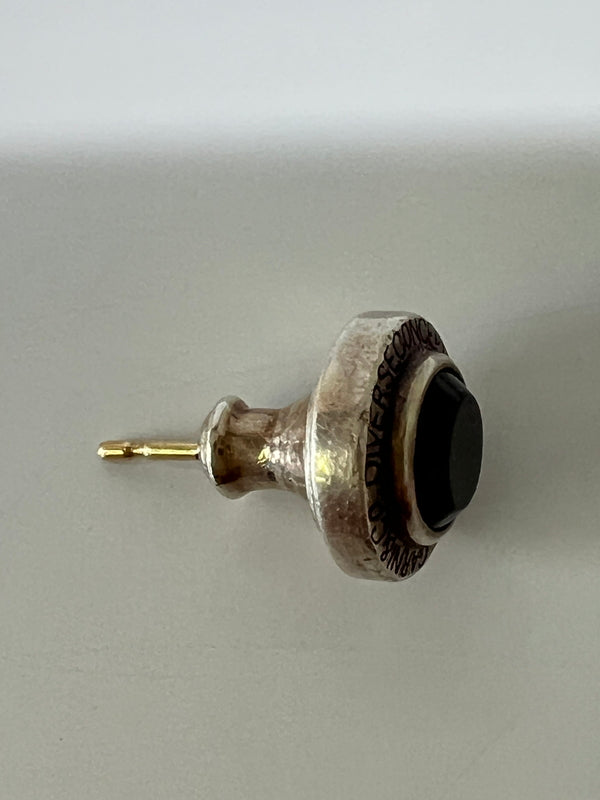 【中古品】【メンズ】 GARNI ガルニ ROUND STONE PIERCE GP22043 ラウンドストーン ピアス アクセサリー 193-260801-kk-29-hon カラー：SILVER 万代Net店