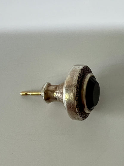 【中古品】【メンズ】 GARNI ガルニ ROUND STONE PIERCE GP22043 ラウンドストーン ピアス アクセサリー 193-260801-kk-29-hon カラー：SILVER 万代Net店