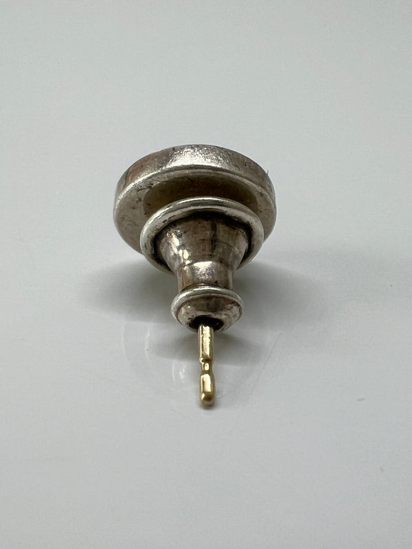 【中古品】【メンズ】 GARNI ガルニ ROUND STONE PIERCE GP22043 ラウンドストーン ピアス アクセサリー 193-260801-kk-29-hon カラー：SILVER 万代Net店