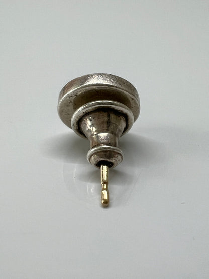【中古品】【メンズ】 GARNI ガルニ ROUND STONE PIERCE GP22043 ラウンドストーン ピアス アクセサリー 193-260801-kk-29-hon カラー：SILVER 万代Net店