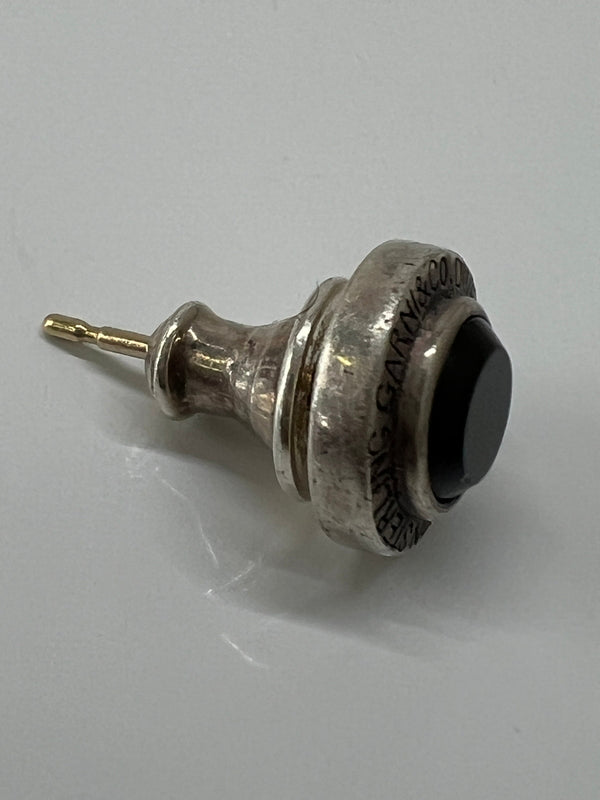 【中古品】【メンズ】 GARNI ガルニ ROUND STONE PIERCE GP22043 ラウンドストーン ピアス アクセサリー 193-260801-kk-29-hon カラー：SILVER 万代Net店