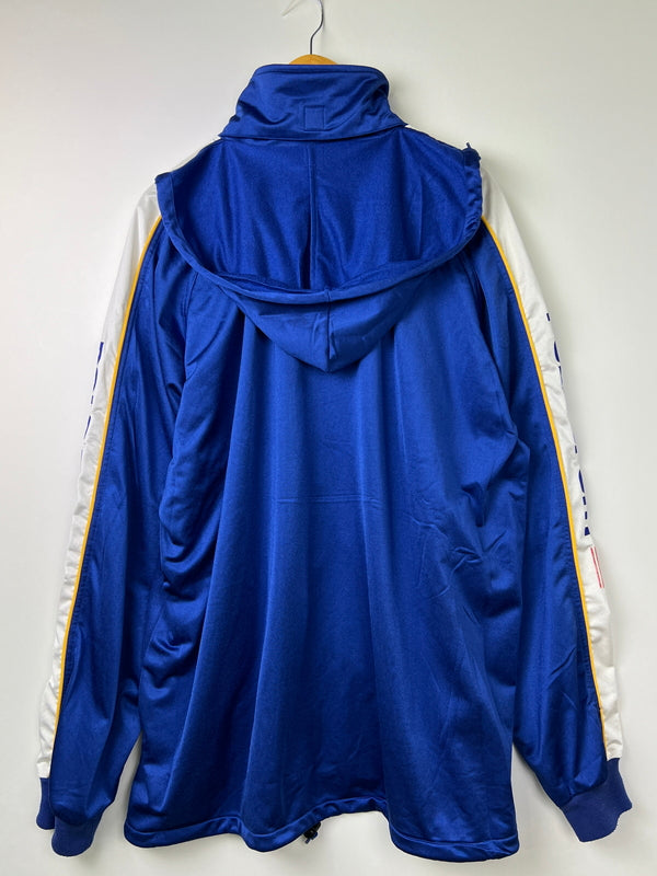 【中古品】【メンズ】 POLO SPORT RALPH LAUREN ポロスポーツ ラルフローレン 90's HOODED TRACK JACKET 90年代 フーデッド トラックジャケット ライトアウター ジャージ 147-260803-kk-10-hon サイズ：XXL カラー：ブルー 万代Net店