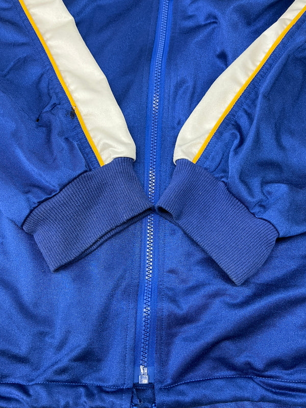 【中古品】【メンズ】 POLO SPORT RALPH LAUREN ポロスポーツ ラルフローレン 90's HOODED TRACK JACKET 90年代 フーデッド トラックジャケット ライトアウター ジャージ 147-260803-kk-10-hon サイズ：XXL カラー：ブルー 万代Net店