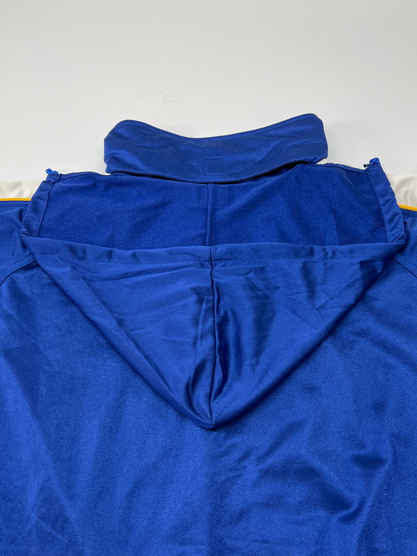 【中古品】【メンズ】 POLO SPORT RALPH LAUREN ポロスポーツ ラルフローレン 90's HOODED TRACK JACKET 90年代 フーデッド トラックジャケット ライトアウター ジャージ 147-260803-kk-10-hon サイズ：XXL カラー：ブルー 万代Net店
