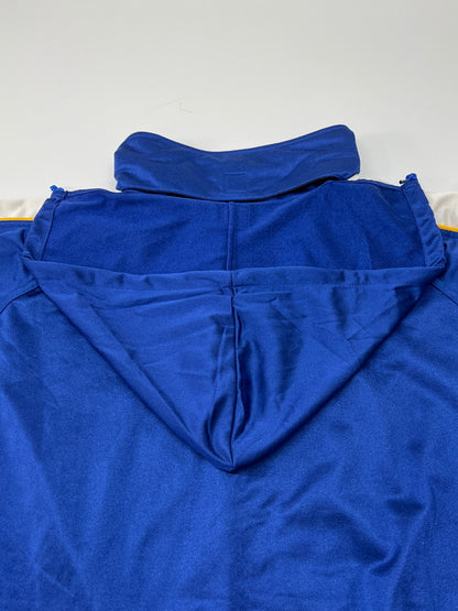【中古品】【メンズ】 POLO SPORT RALPH LAUREN ポロスポーツ ラルフローレン 90's HOODED TRACK JACKET 90年代 フーデッド トラックジャケット ライトアウター ジャージ 147-260803-kk-10-hon サイズ：XXL カラー：ブルー 万代Net店