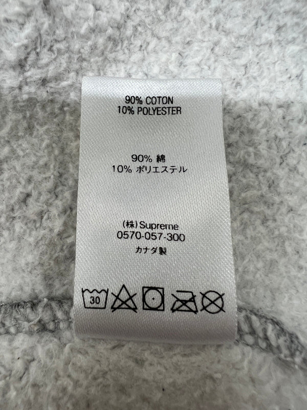 【中古品】【メンズ】 Supreme シュプリーム 19SS TAG LOGO HOODED SWEATSHIRT タグ ロゴ フーデッドスウェットシャツ トップス プルオーバーパーカー フーディー 149-260705-kk-08-hon サイズ：XL カラー：グレー 万代Net店