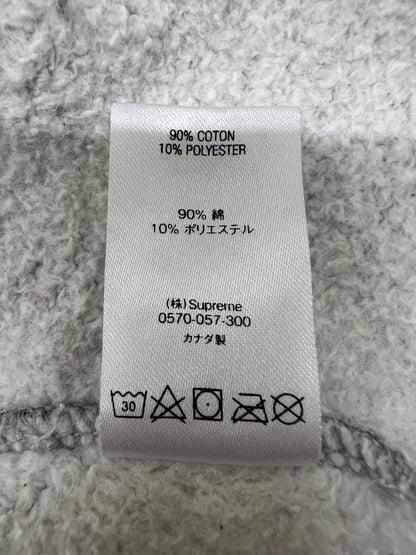 【中古品】【メンズ】 Supreme シュプリーム 19SS TAG LOGO HOODED SWEATSHIRT タグ ロゴ フーデッドスウェットシャツ トップス プルオーバーパーカー フーディー 149-260705-kk-08-hon サイズ：XL カラー：グレー 万代Net店