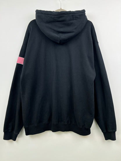 【中古品】【メンズ】 XLARGE エクストララージ 23AW XL 91 HOODED SWEATSHIRT 101234012023 XL91 フーデッドスウェットシャツ トップス プルオーバーフーディー パーカー 142-260628-kk-11-hon サイズ：XL カラー：ブラック 万代Net店